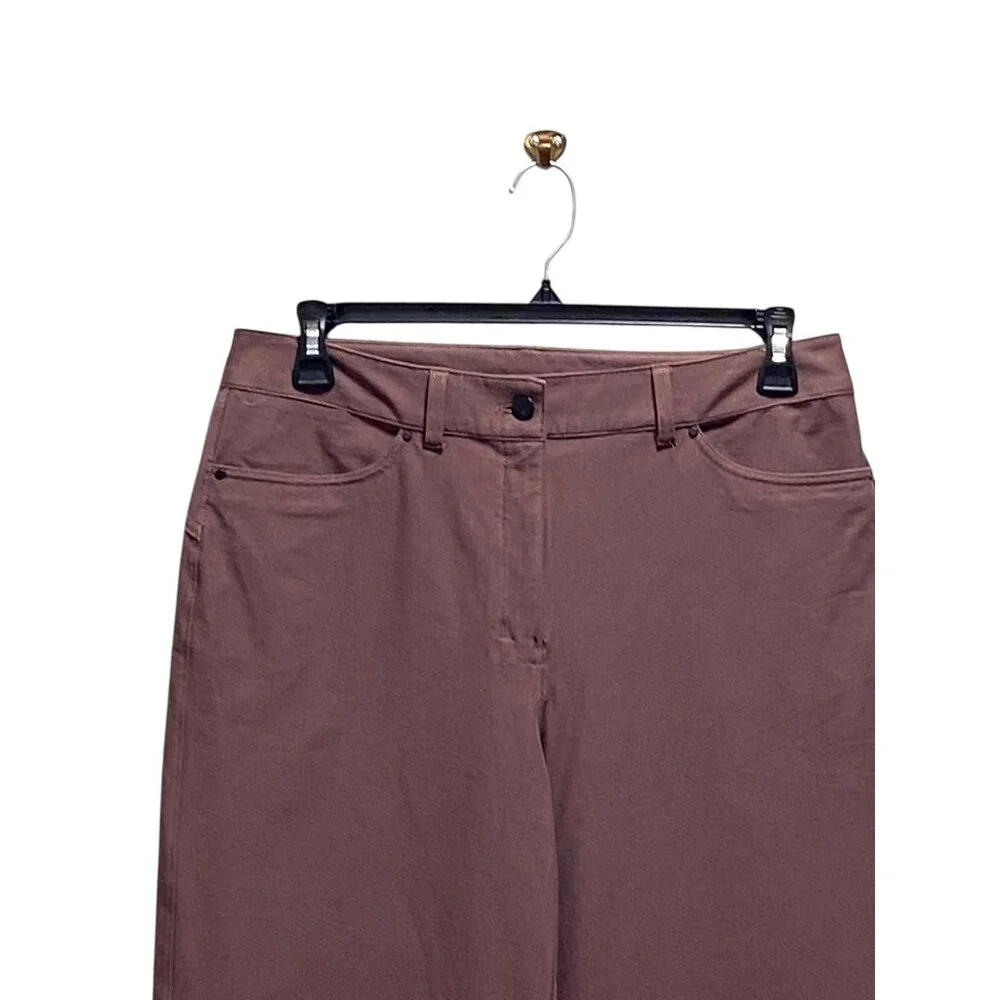 Lululemon City Sleek 5 Pocket High-Rise Wide-Leg Pant Full Length Brown Size 31 - Picture 5 of 16